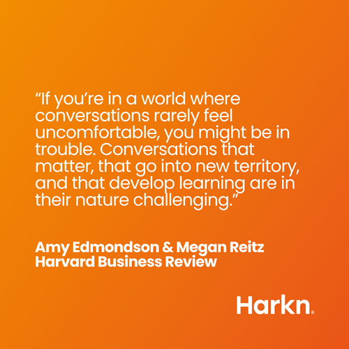 Amy Edmondson and Megan Reitz talking about psychological safety in the Harvard Business Review